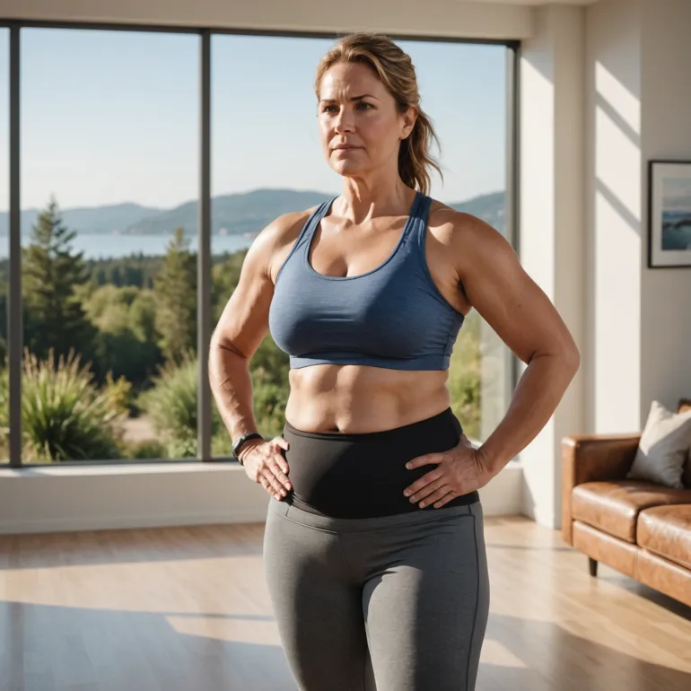 Как убрать висячий живот: после похудения и родов