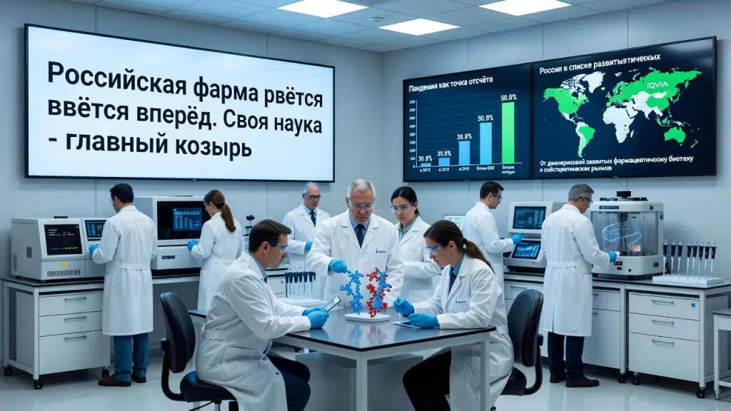 Российская фарма рвётся вперёд. Своя наука - главный козырь